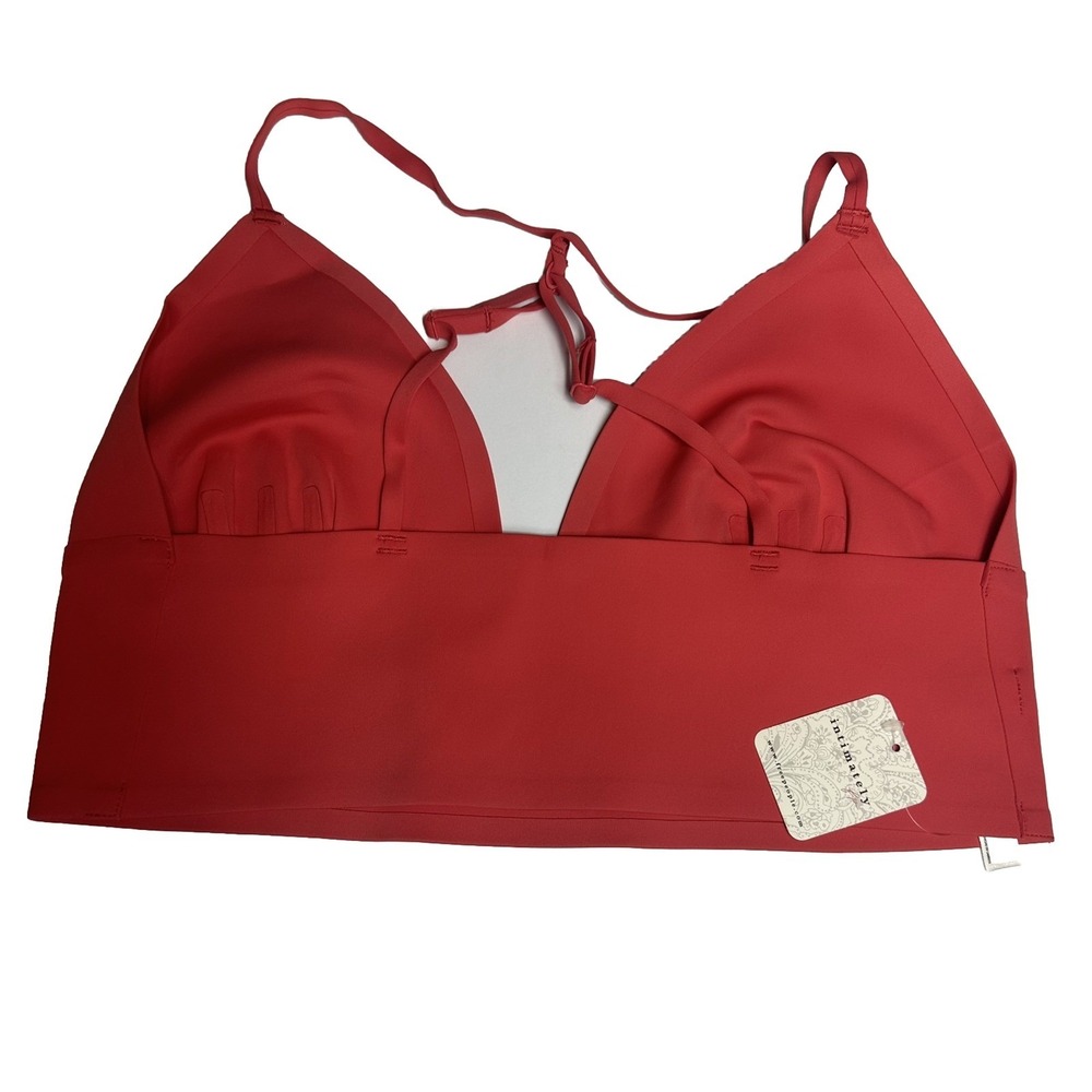 Women's Free People Sage Longline Bralette‎ Cayenne Size Medium NWT